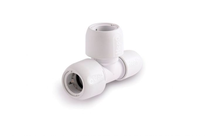 Hep2O Polybutylene End Reducing Tee (22 x 15 x 22mm)