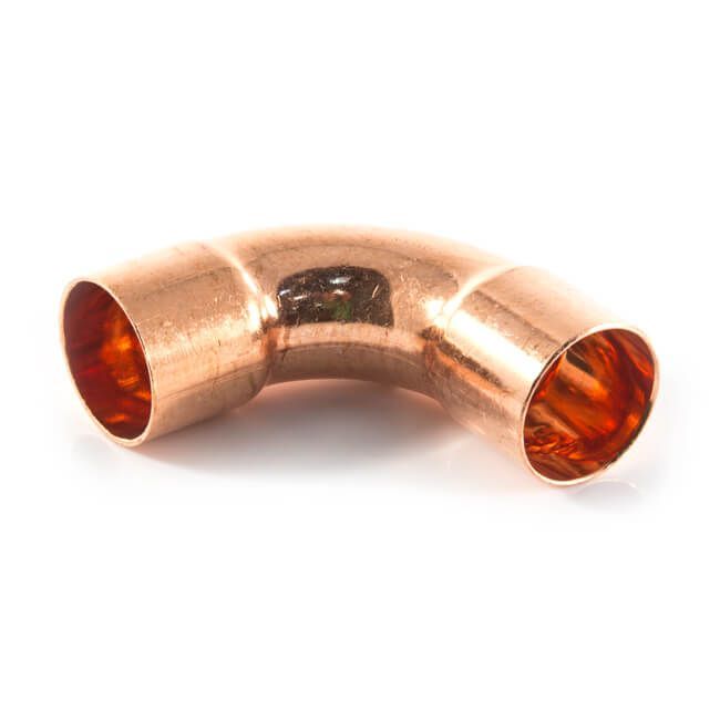 Copper End Feed Long Radius Elbow 15mm