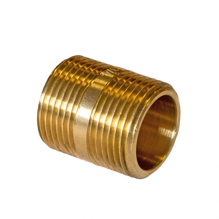 Brass Barrel Nipple 3/8