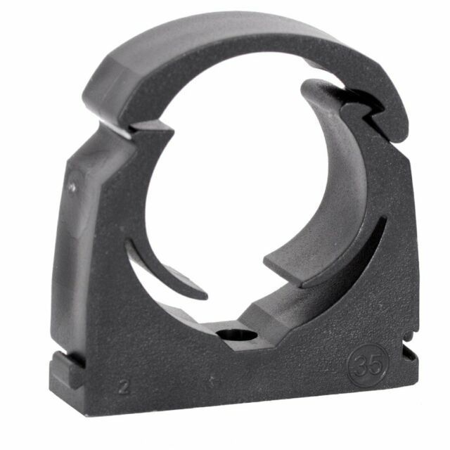 Talon MDPE BLACK Single Hinge Pipe Clip 19-21mm (Box Of 100)