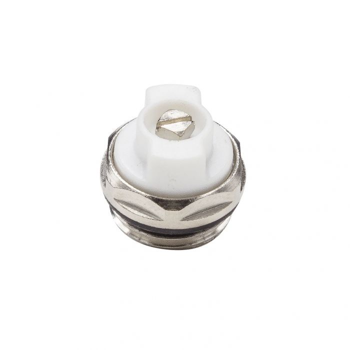 Chrome Plated Directional Radiator Vent (1/2 Inch)