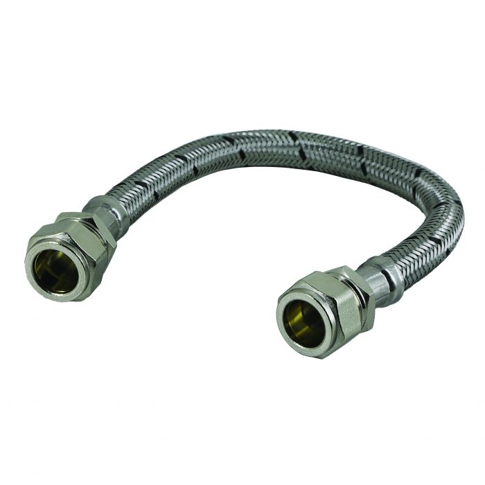 Flexible Tap Connector Long (WRAS Approved) (15 x 15 x 500mm)