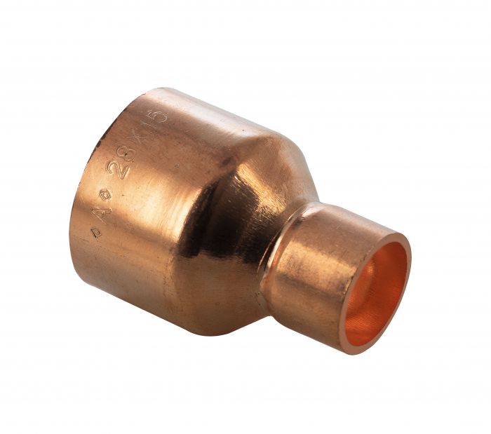 Copper End Feed Reducing Coupling 35mm X 28mm