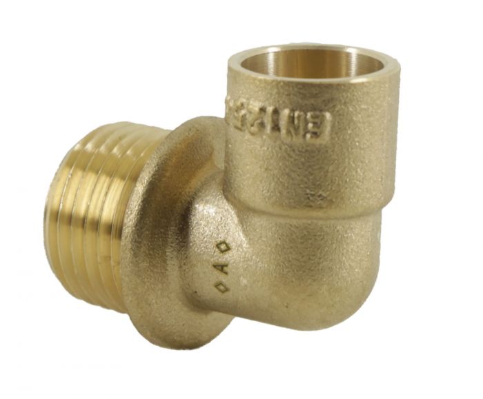 Solder Ring Fitting - Male Elbow 15mm x 1/2