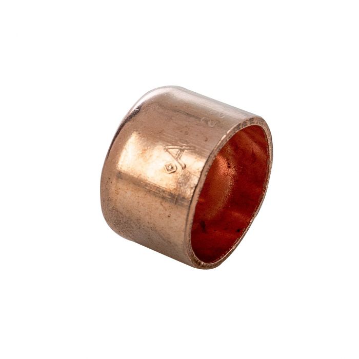Copper End Feed Stop End 8mm