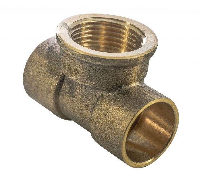 End Feed Female Iron Adapting Tee (28mm x 28mm x 1/2 Inch BSP)