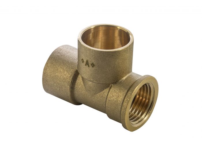 End Feed Female End Tee 22mm X 3/4