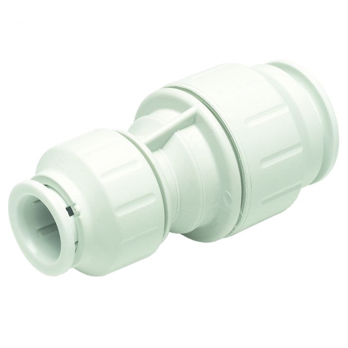 JG Speedfit Reducing Straight Coupler Plastic Fitting - 22mm X 15mm