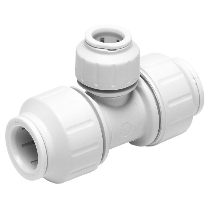 JG Speedfit Reducing Tee Plastic Fitting - 15mm X 15mm X 10mm 