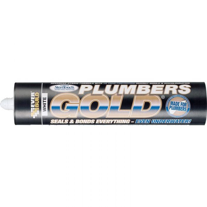 Everbuild Plumbers Gold Sealant ( White ) 290ml