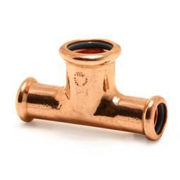 Pegler Xpress Copper 15mm x 15mm x 22mm S28 Reduced Both Ends Tee