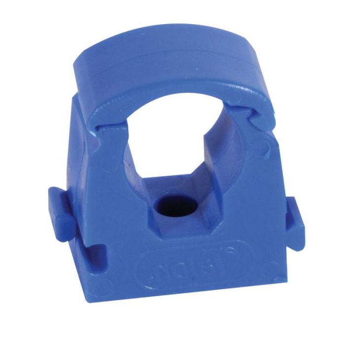 Talon BLUE Single Hinge Pipe Clip 22mm (Box Of 100)