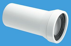 McAlpine Straight Adjustable Pan Connector 110mm Plain End