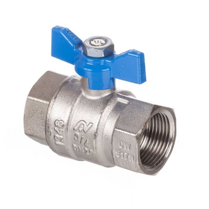 Altecnic Butterfly Ball Valve (Blue Handle) (1/2 Inch F BSP)