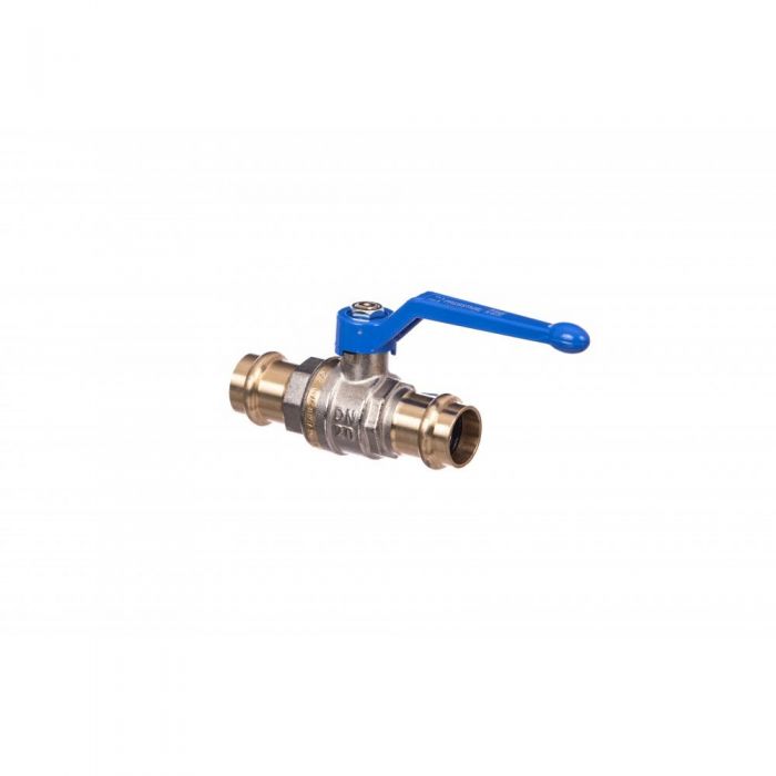 Altecnic M Profile WRAS Press Fitting 15mm Lever Ball Valve (Blue Handle)