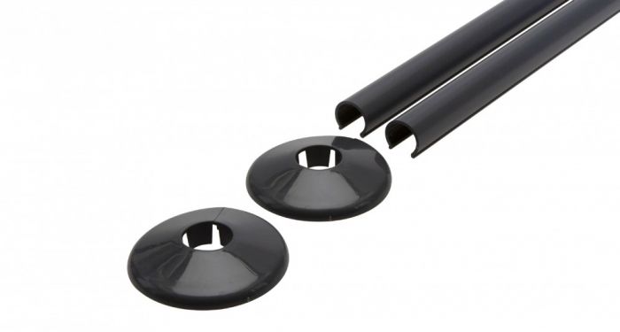 Talon Snappit Pipe Cover and Collar Pack 500mm Anthracite Grey