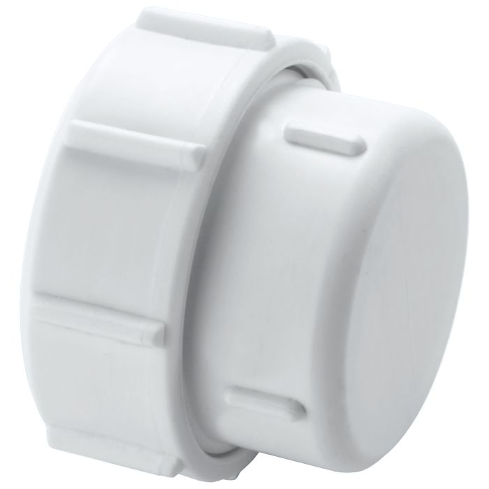 McAlpine Waste Pipe Blank cap (1.1/4 Inch BSP) (Black)