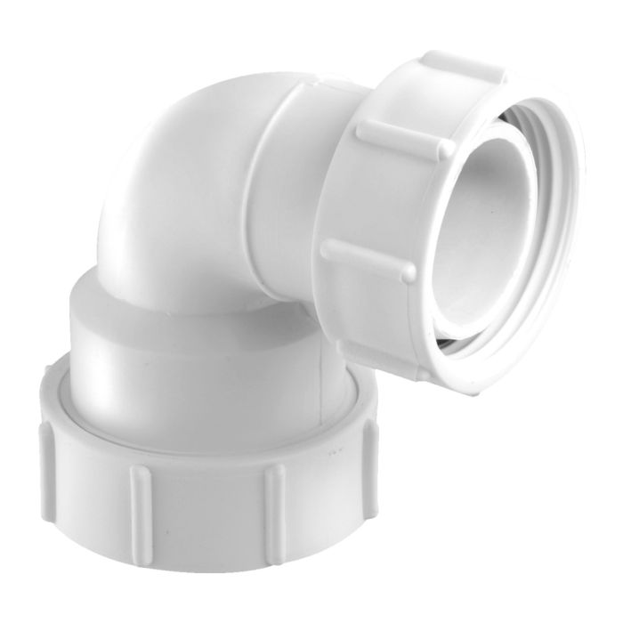 McAlpine 1.1/4 Inch Multifit x Inch BSP Nut 90 Degree Bend