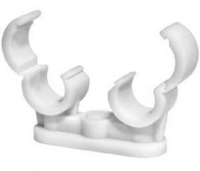 Quick Lock Double Pipe Clips