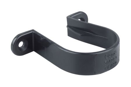 Solvent Weld 50mm Pipe Clip Black