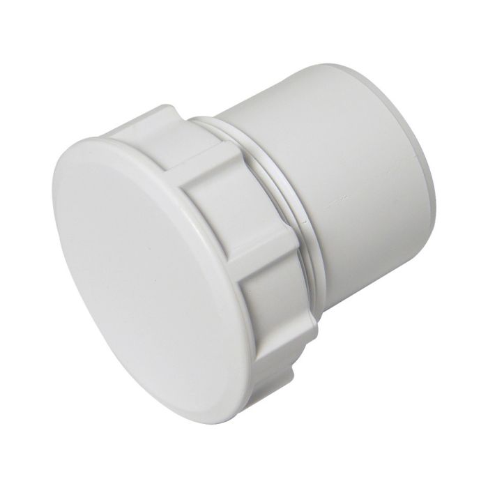 FloPlast Solvent Weld Access Plug (40mm) (White)