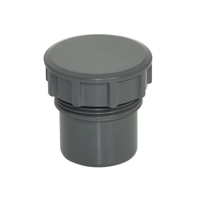 FloPlast Solvent Weld Access Plug (32mm) (Anthracite Grey)