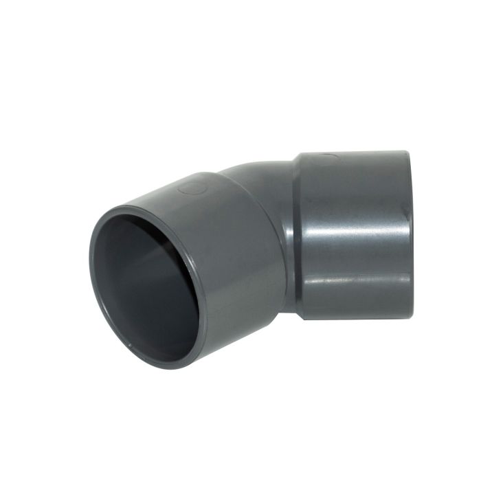 FloPlast Solvent Weld 45 Deg Obtuse Bend (40mm) (Anthracite Grey)