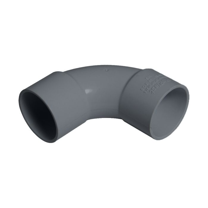 FloPlast Solvent Weld 87.5 Deg Swept Bend (32mm) (Grey)