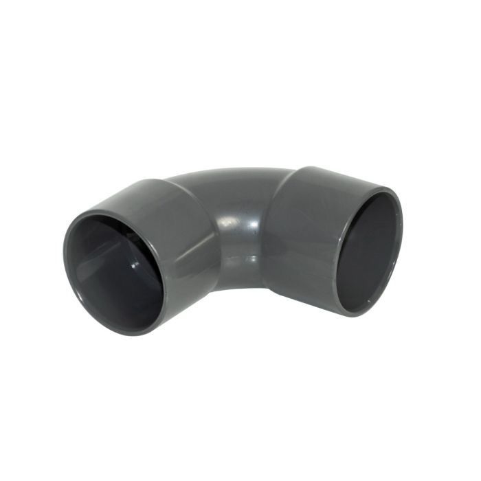 FloPlast Solvent Weld 87.5 Deg Swept Bend (40mm) (Anthracite Grey)