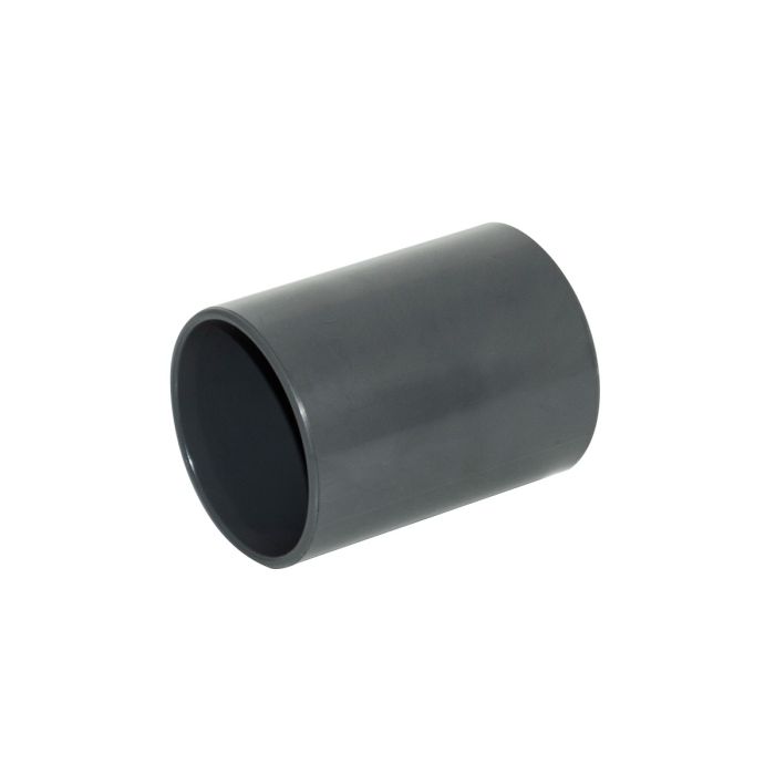 FloPlast Solvent Weld Straight Coupling (32mm) (Anthracite Grey)