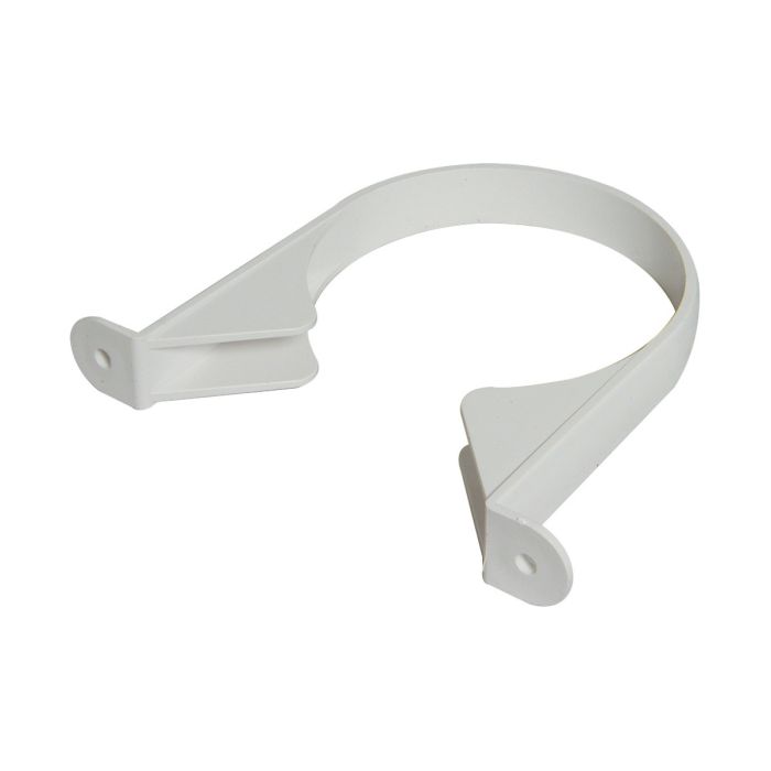 FloPlast 110mm Pipe Clip Bracket (White)