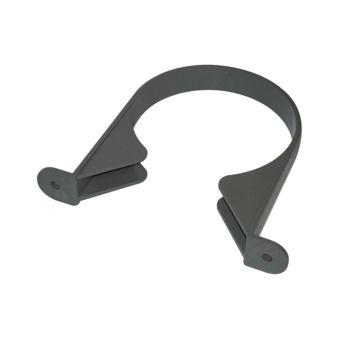 FloPlast 110mm Pipe Clip Bracket (Anthracite Grey)