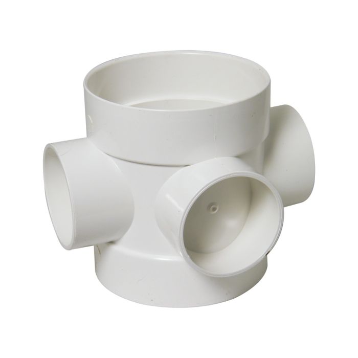 FloPlast 110mm Short Boss Pipe (White)