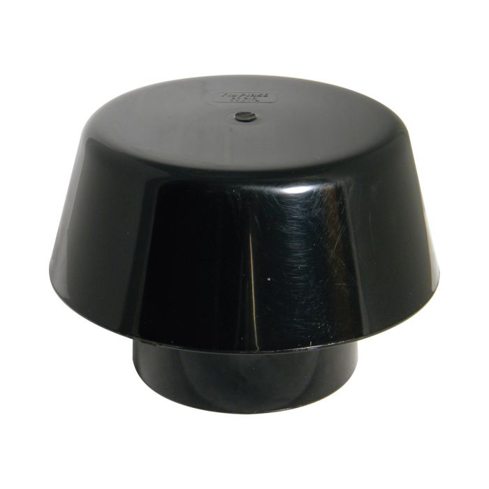 FloPlast 110mm Mushroom Extract Vent Cowl (Black)