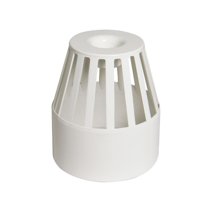 FloPlast 110mm Vent Terminal (White)
