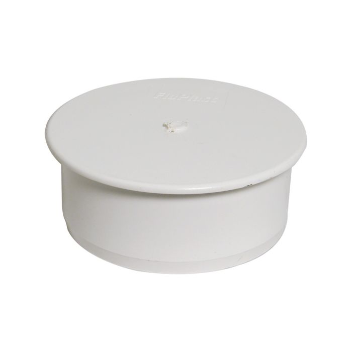 FloPlast 110mm Socket Plug (White)