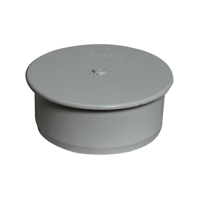 FloPlast 110mm Socket Plug (Grey)
