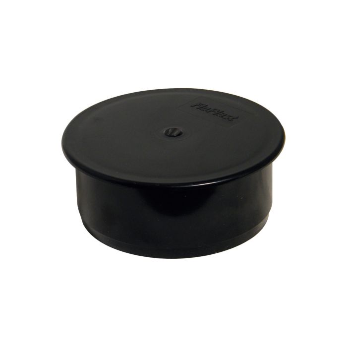 FloPlast 110mm Socket Plug (Black)