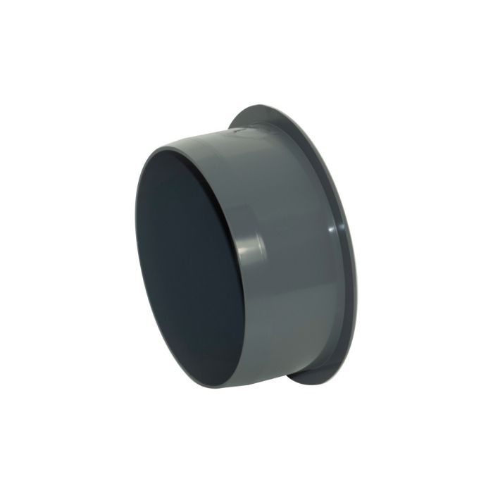 FloPlast 110mm Socket Plug (Anthracite Grey) (Grey)