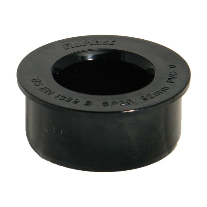 FloPlast Solvent Weld Boss Adaptor (32mm) (Black)