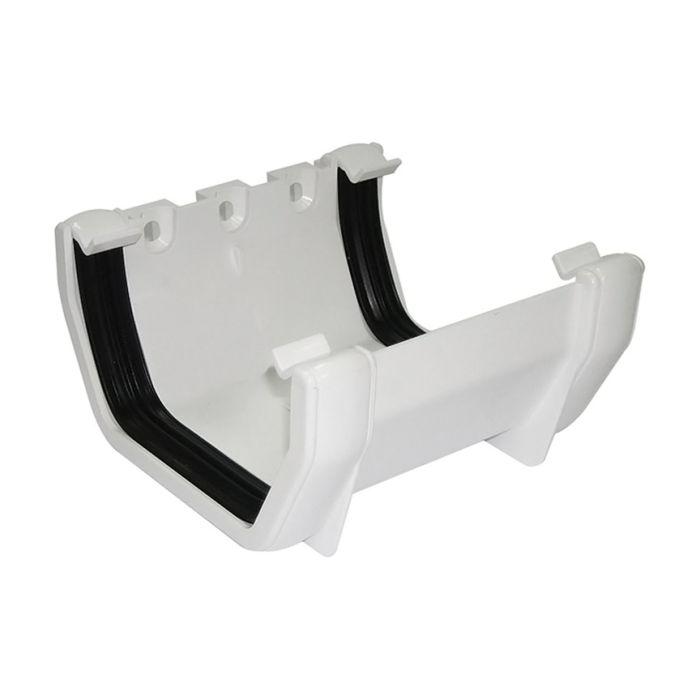 FloPlast Union Bracket for 114mm Square Rainwater System (White)
