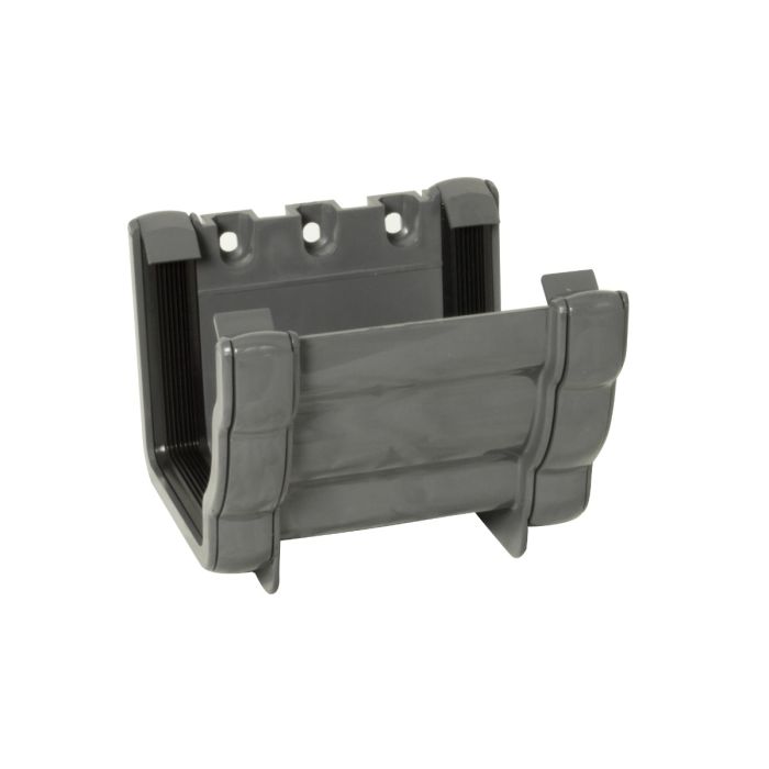 FloPlast Union Bracket for Niagara Ogee Rainwater System (Anthracite Grey)