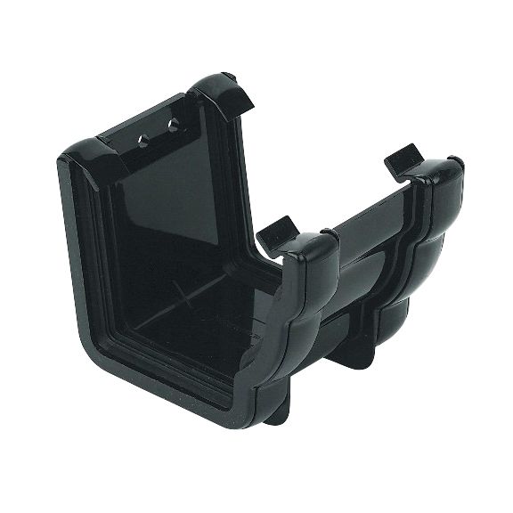 FloPlast Union Bracket for Niagara Ogee Rainwater System (Black)