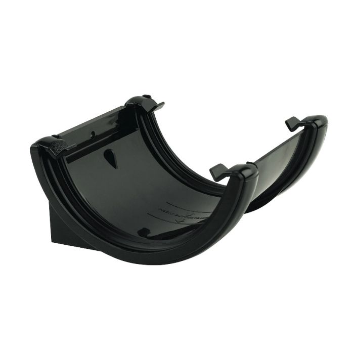 FloPlast Union Bracket 112mm Half Round Gutter (Black)