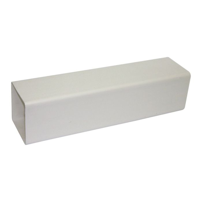 FloPlast 65mm Square Downpipe (2.5m Length) (White) (Bundle of 10)