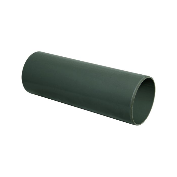 FloPlast 68mm Round Downpipe (4m Length) (Anthracite Grey) (Bundle of 10)