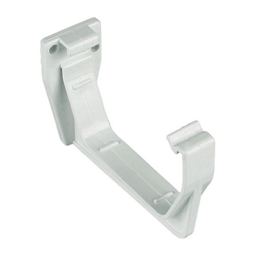 FloPlast Fascia Bracket for 114mm Square Rainwater System (White)