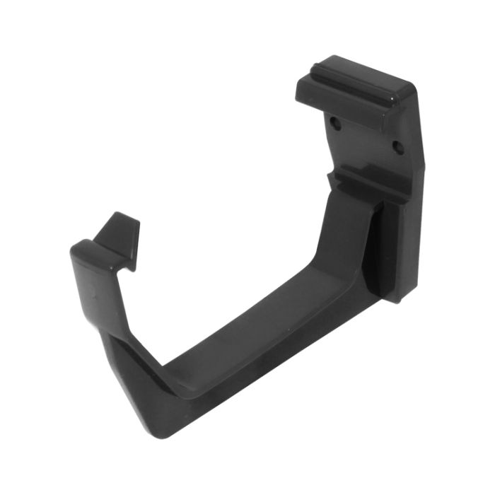 FloPlast Fascia Bracket for 114mm Square Rainwater System (Anthracite Grey)