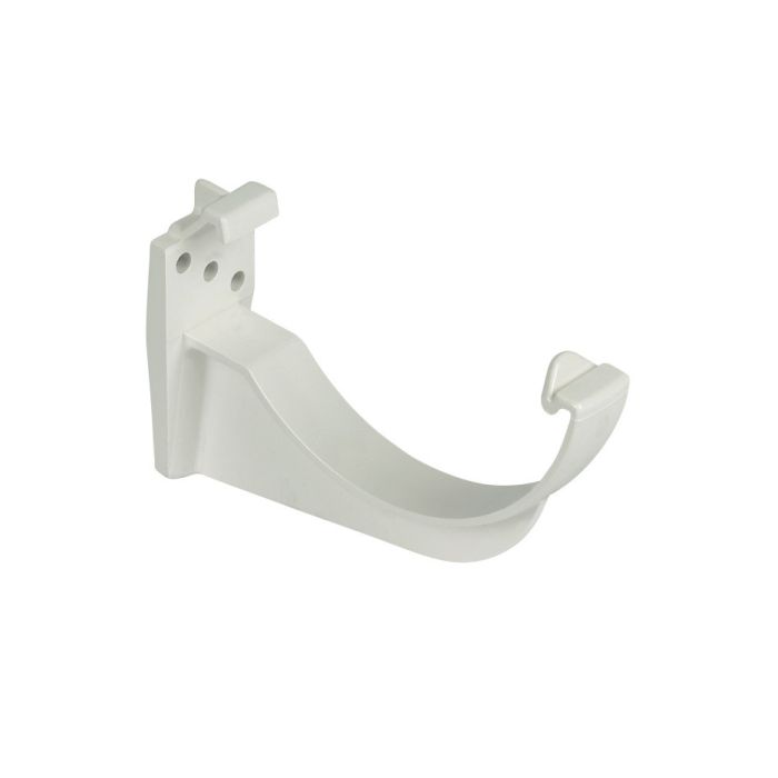 FloPlast Fascia Bracket 112mm Half Round Gutter (White)