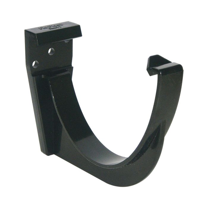 FloPlast Fascia Bracket for 115mm High-Capacity Deepflow Rainwater System (Black)